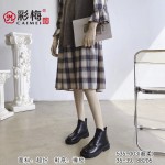 535-003 黑色 时尚潮流马丁靴女【超柔】