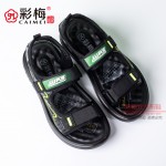 550-002 黑绿 潮鞋舒适男凉鞋