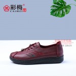 385-101 红 中老年休闲舒适女单鞋