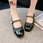 520-109  黑  时尚优雅女士时装跟鞋